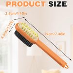 Long Handle Shoe Cleaning Brush with Soft Bristles for Suede & Nubuck Care - Image 2