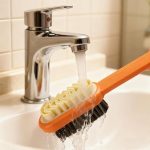 Long Handle Shoe Cleaning Brush with Soft Bristles for Suede & Nubuck Care
