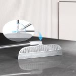 Long Handle Rubber Squeegee Broom for Floors, Multi-Surface Pet Hair Remover for Carpet, Tile & Glass - Image 2