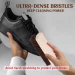 Horsehair Shoe Cleaning Brush Set for Leather, Suede & Boot Care - Image 2