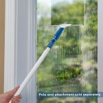 12" Glass Cleaning Squeegee with Rubber Blade for Streak-Free Finish - Image 2