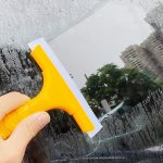 Small Silicone Blade Squeegee for Window, Mirror & Car Glass Cleaning