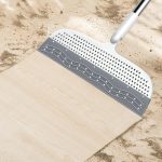 53.5" Silicone Rubber Floor Squeegee Broom with Rotating Head, Long Handle Pet Hair & Multi-Surface Cleaner - Image 2