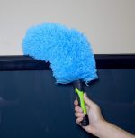 Flexible Microfiber Feather Duster Head for Dust Removal, Lightweight Cleaning Tool