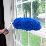 Microfiber Duster with Pivoting Handle for Windows, Cabinets & Home Cleaning